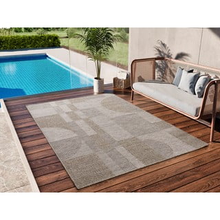 Bež vanjski tepih 126x190 cm Oria – Universal