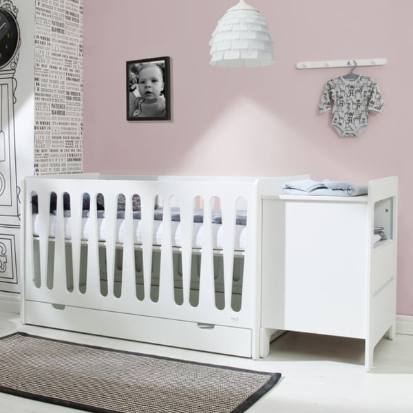 Bijela univerzalna ladica za pohranu ispod kreveta Pinio, 70 x 140 cm-image-2