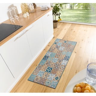 Plavi tepih staza 75x150 cm Cappuccino Mosaik – Hanse Home