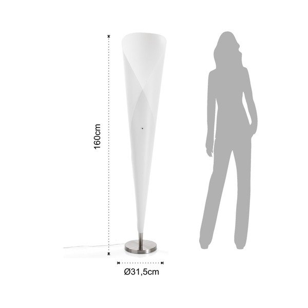 Bijela podna svjetiljka Tomasucci Juko-image-1