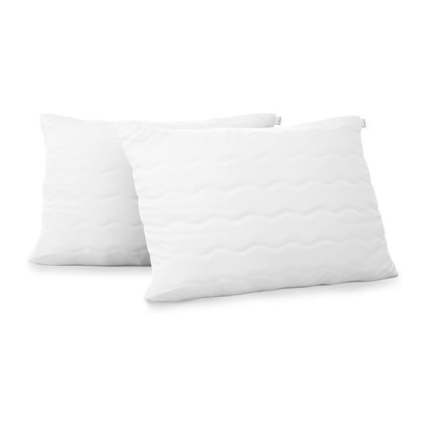 Set od 2 bijela jastuka i AmeliaHome punila, 50 x 70 cm