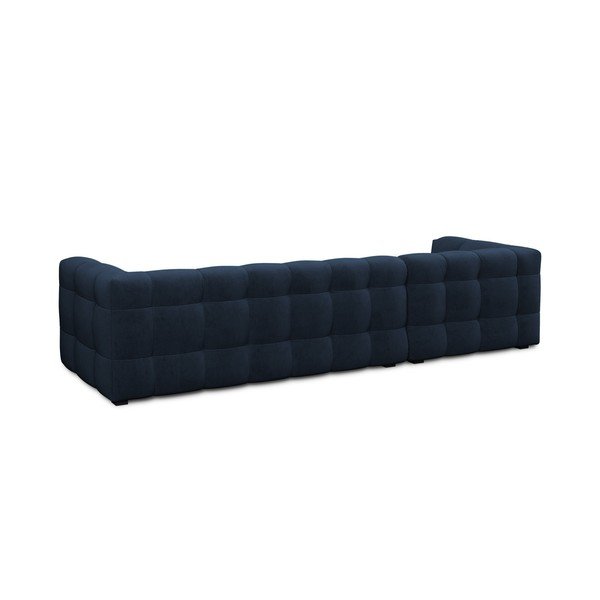 Plava baršunasta kutna garnitura Windsor & Co Sofas Vesta, lijevi kut-image-4