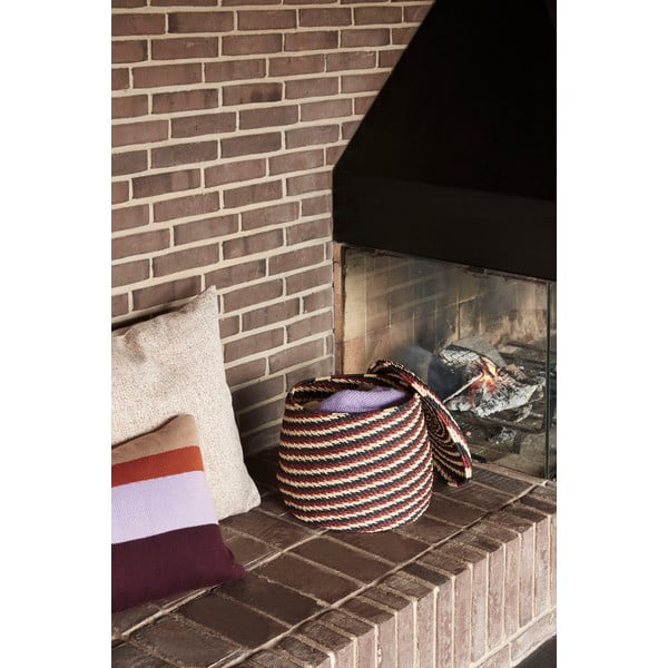 Narančasto-bijeli jastuk Hübsch Autumn, 60 x 60 cm-image-3