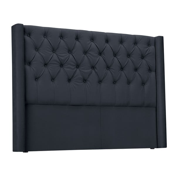 Čelično sivo uzglavlje Windsor &amp; Co Sofas Queen, 176 x 120 cm