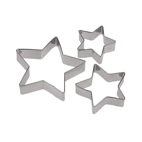 Set od 3 rezača za tijesto Rex London Christmas Star-image-1