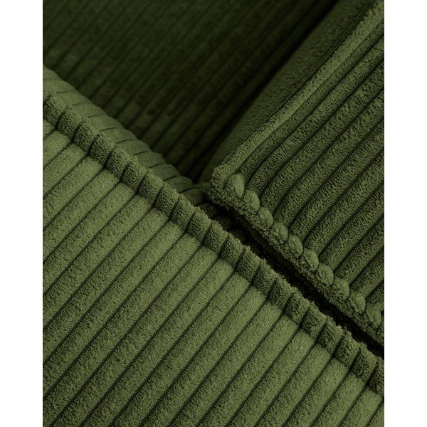 Zelena kutna garnitura od samta (promjenjiva) Blok – Kave Home-image-4