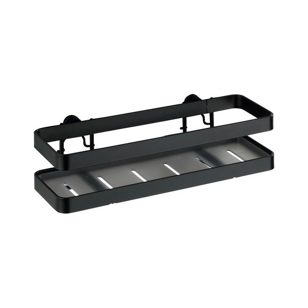 Crna zidna polica za kuhinju Wenko Turbo-Loc® Gala, širine 22 cm-image-4