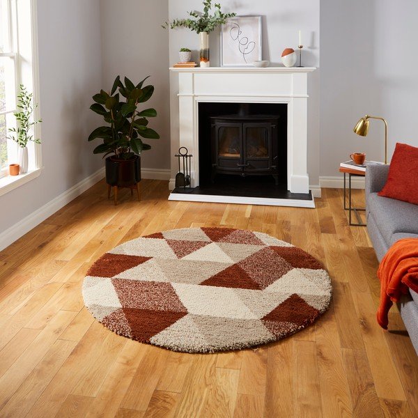 Tepih Think Rugs Royal Nomadic Dark Triangle, ø 160 cm-image-1