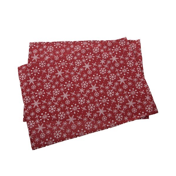 Tekstilni podmetač 2 kom s božićnim motivom 32x45 cm Flakes – Dakls