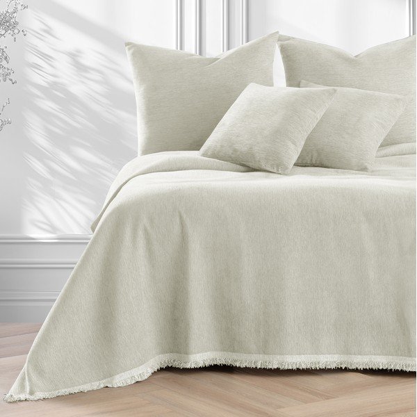 Krem prekrivač od šenila 220x240 cm Talo – Filumi-image-2