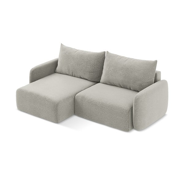 Svijetlo siva sklopiva/s prostorom za odlaganje kutna garnitura (s lijevim kutom) Kalena – Makamii-image-3