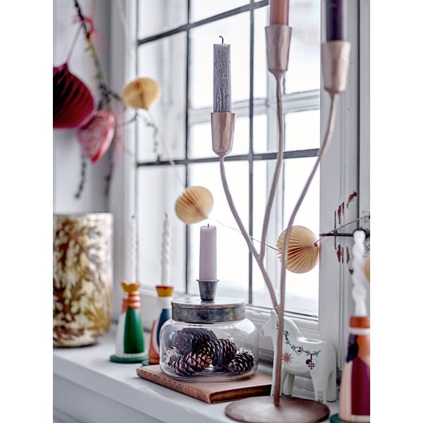 Drveni svijećnjaci u setu 3 kom s božićnim motivom Betiel – Bloomingville-image-1