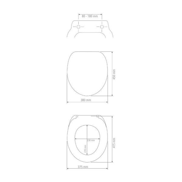 WC sjedalo s lakim zatvaranjem Wenkoo Old Time Plane 45 x 37,5 cm-image-3