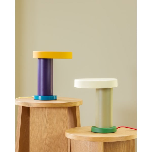 Zelena stolna lampa (visina 25 cm) Magic – Hübsch-image-3