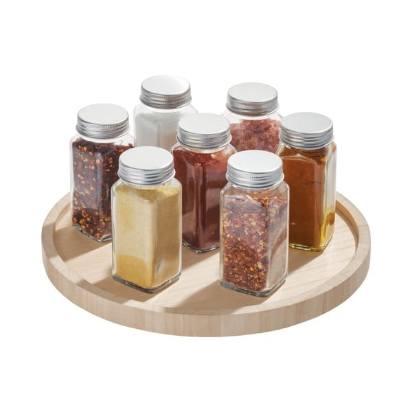 Rotirajući kuhinjski organizator od drveta paulovnije iDesign, ø 26,7 cm-image-2