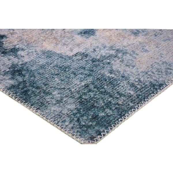 Plavo-krem perivi tepih 80x50 cm - Vitaus-image-2