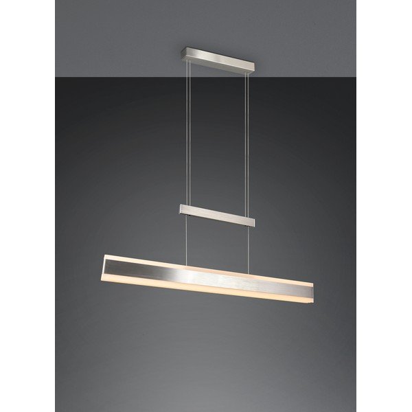 LED viseća svjetiljka u mat srebrnoj boji s metalnim sjenilom Arcola – Trio-image-1