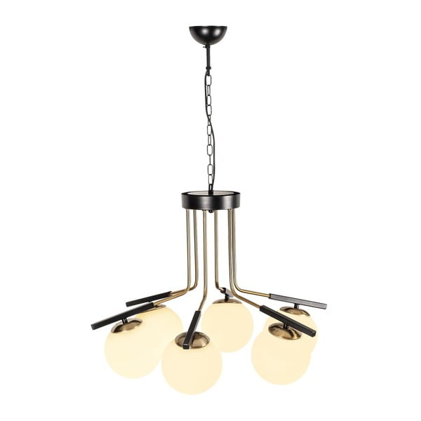 Crna metalno viseća svjetiljka Opviq lights Amalia-image-3