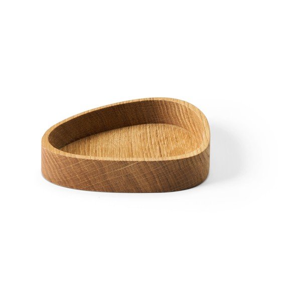 Dekorativna drvena kutija za pohranu u prirodnoj boji 14x12,5x3 cm Curve S – LIND DNA