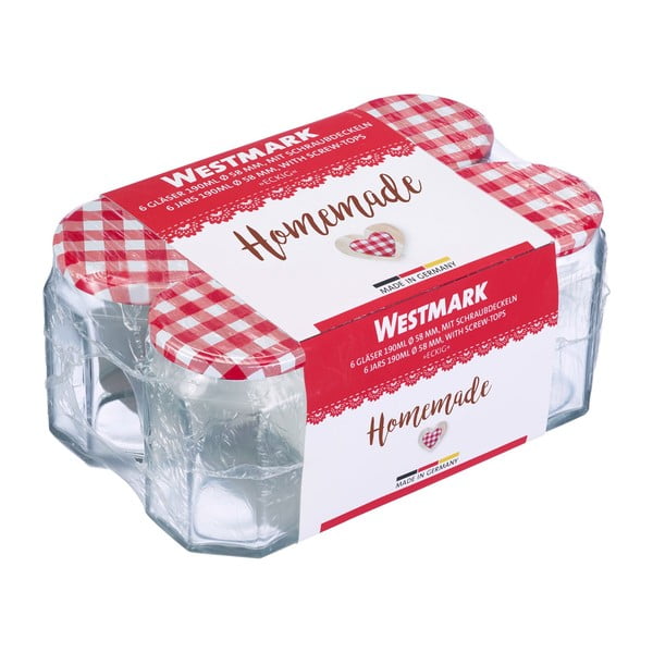 Set od 6 čaša s poklopcima Westmark, 190 ml-image-2