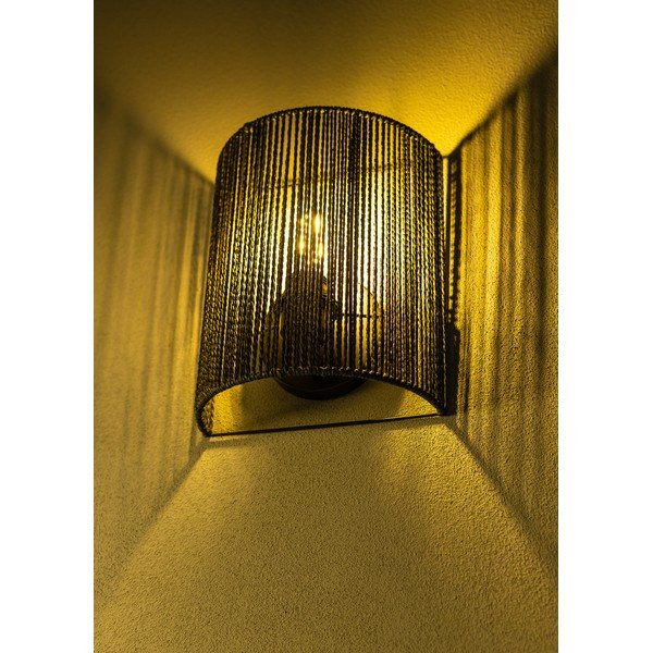 Crna zidna lampa Foresto – GTV-image-2
