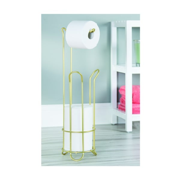 Željezan držač za WC papir u zlatnoj boji Classico – iDesign-image-4