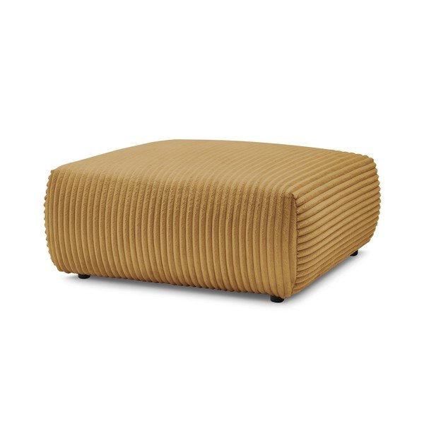 Senf žuti tabure od samta Lucien – Bobochic Paris-image-3