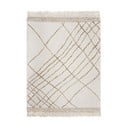Krem ručno rađen tepih od mješavine vune 160x230 cm Astera Linear – Flair Rugs