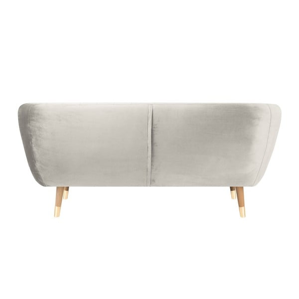 Sofa od krem baršuna Mazzini Sofas Benito, 158 cm-image-4