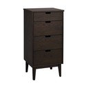 Komoda od punog hrasta u tamnoj prirodnoj boji 45x92x38 cm Garrison – Rowico