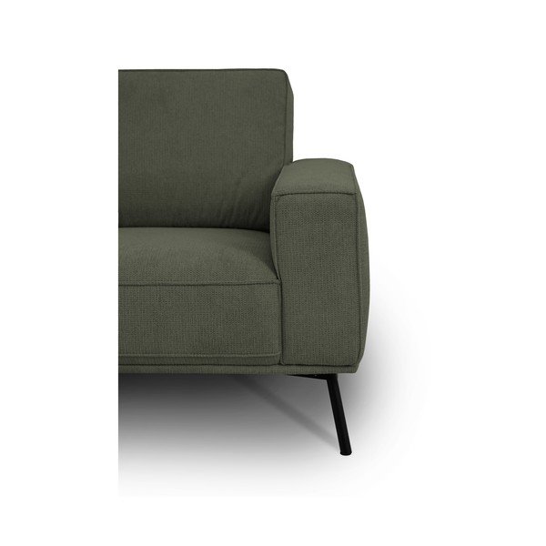 Tamno zelena kutna garnitura od šenila (s lijevim kutom/u obliku slova L) Amsterdam – Scandic-image-4