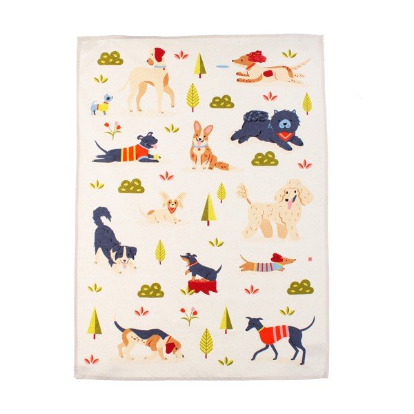 Pamučna kuhinjska krpa 70x50 cm Dog Park – Rex London
