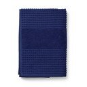 Tamno plavi ručnik od organskog pamuka od frotira 70x140 cm Check – JUNA