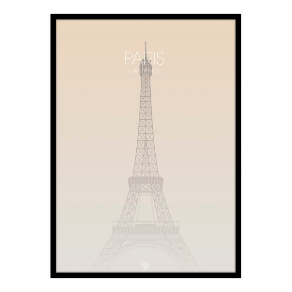 Slika 50x70 cm Paris Eiffel Tower – Malerifabrikken
