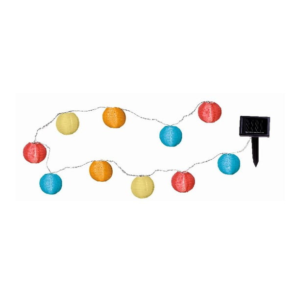 Svjetlosni solarni LED lanac pogodan za eksterijer Star Trading Festival, dužine 2,7 m