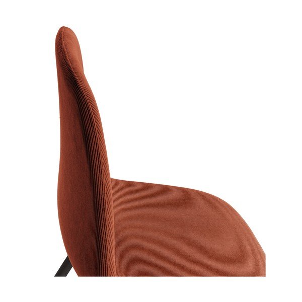 Podstavljene blagovaonske stolice u setu 4 kom boja terakote Minka – Marckeric-image-3