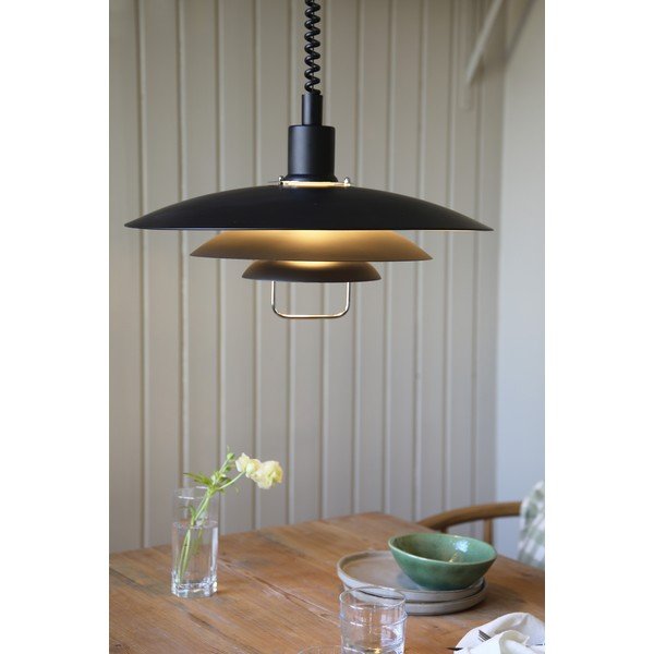Crna viseća svjetiljka Markslöjd Kikrenes, ø 48 cm-image-2
