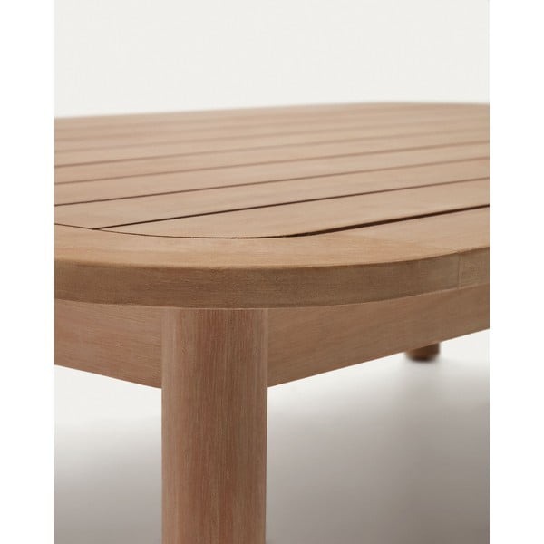 Stolić za kavu od masivnog eukaliptusa u prirodnoj boji 89x140 cm Sacova – Kave Home-image-3