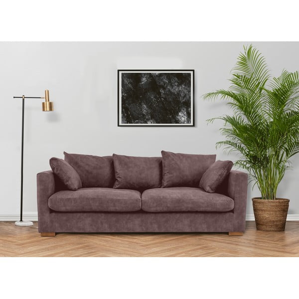 Tamno smeđa sofa 220 cm Comfy – Scandic-image-1