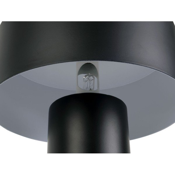 Crna stolna lampa Leitmotiv Tubo, visina 23 cm-image-1