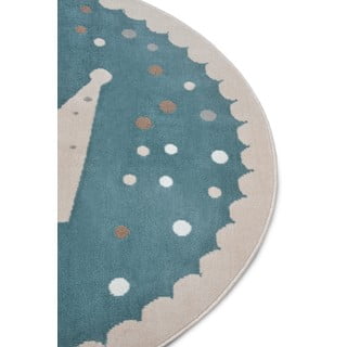 Plavi dječji tepih ø 140 cm Crown – Hanse Home