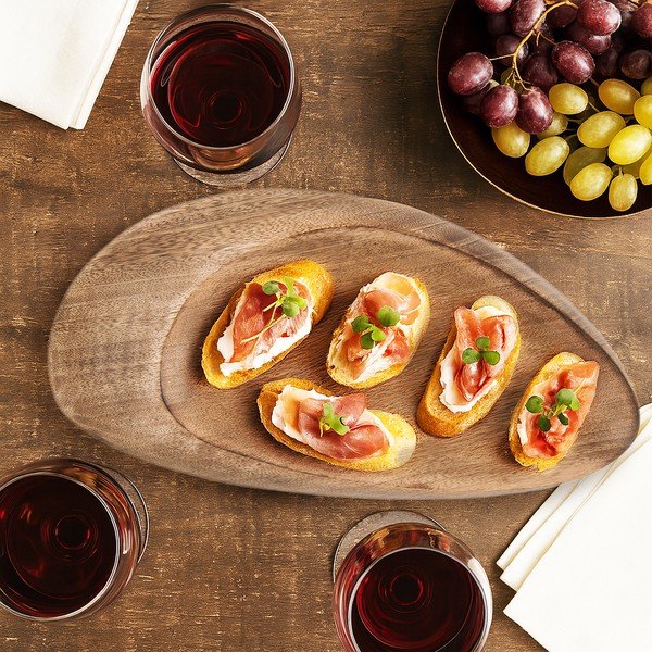 Drveni pladanj 20x39 cm Mango – Orion-image-1