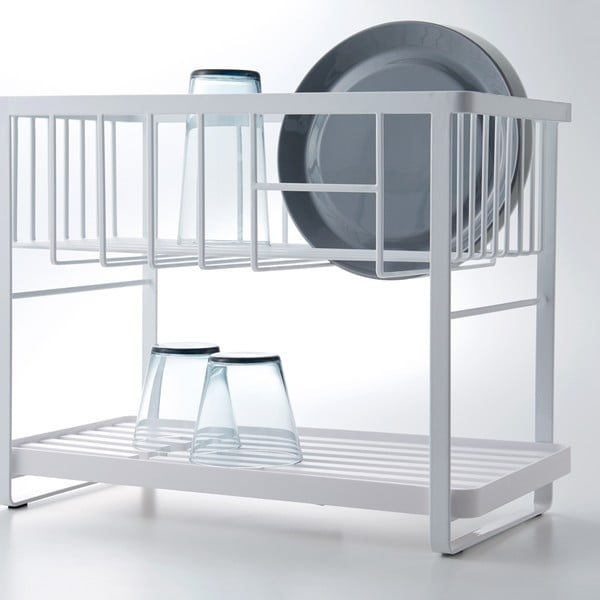 Dvoetažan metalni ocjeđivač za posuđe Tower – YAMAZAKI-image-4