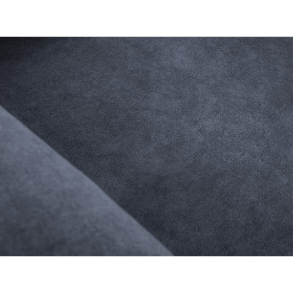 Tamno plava baršunasti kutna garnitura Erin – Micadoni Home-image-1