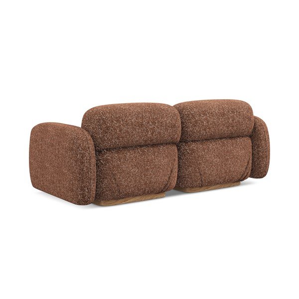 Narančasta/smeđa sofa 190 cm Ailani – Makamii-image-4