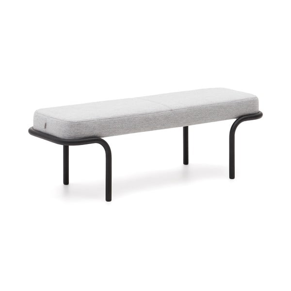 Svijetlo siva klupa Compo – Kave Home-image-2