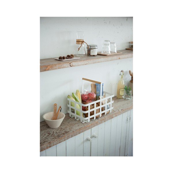 Bijela košara za odlaganje YAMAZAKI Tosca-image-1