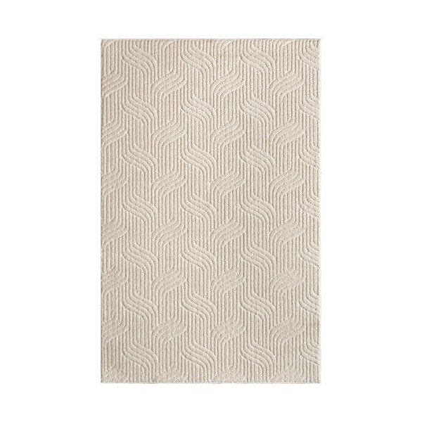 Krem periv tepih 150x230 cm Loopy – Mila Home