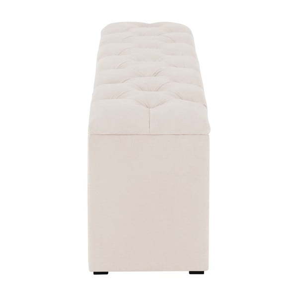 Bež otoman za krevet s prostorom za odlaganje Kooko Home Manna, 47 x 160 cm-image-3