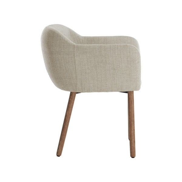 Bež podstavljene blagovaonske stolice u setu s naslonima za ruke 2 kom Blaine – Light & Living-image-3